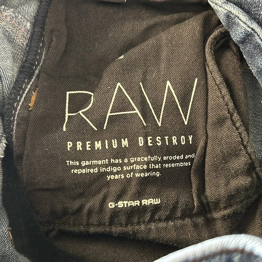 RAW G-Star restored denim skinny jeans size 26